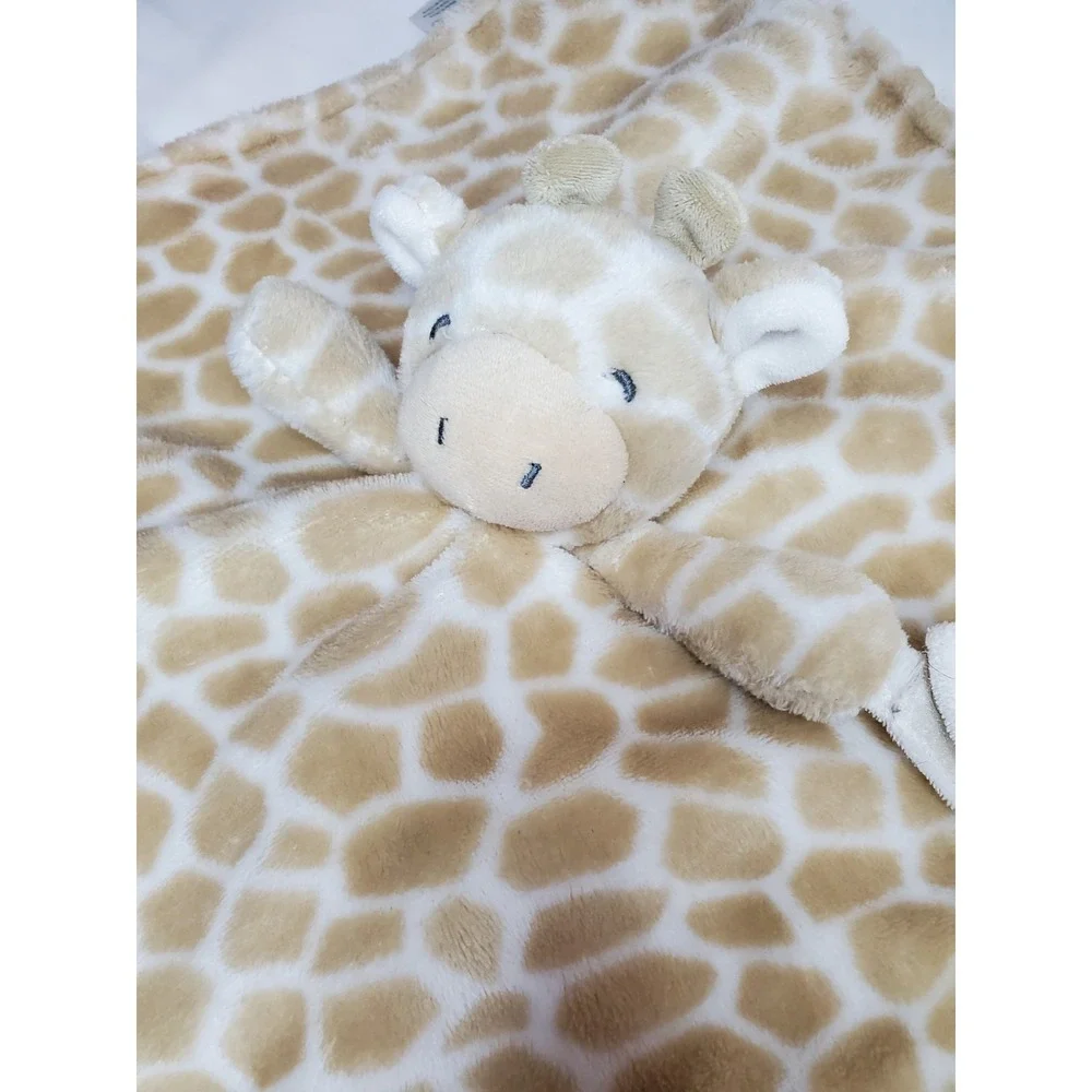 Giraffe Baby Security Blanket Lovey Lovie Plush Pacifier Holder Soft Toy Carters